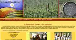 Desktop Screenshot of abloominghillvineyard.com