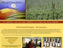 Tablet Screenshot of abloominghillvineyard.com